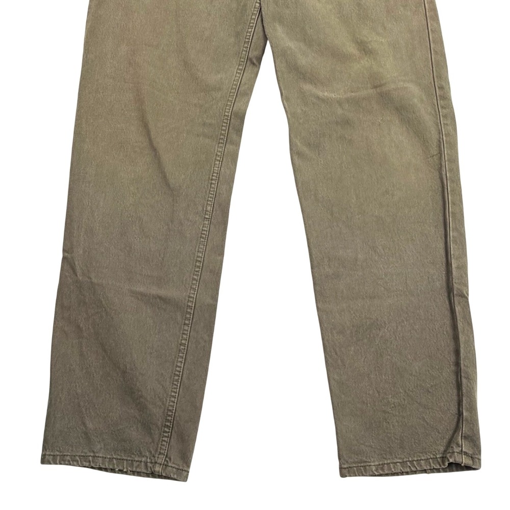 Vintage Levi's 550 Relaxed Fit Jeans Men 38x34 Brown Relaxed Denim Made In Texas - Picture 11 of 16